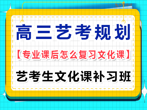 高三艺考生专业课集训后要去文化培训机构吗？重庆艺考生文化课补习班经验谈